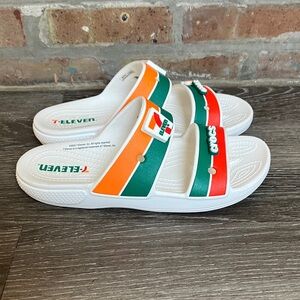Crocs 7-Eleven Classic Two-Strap Slide sandals
